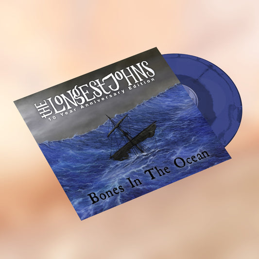 Bones in the Ocean - Black & Blue Marbled Vinyl