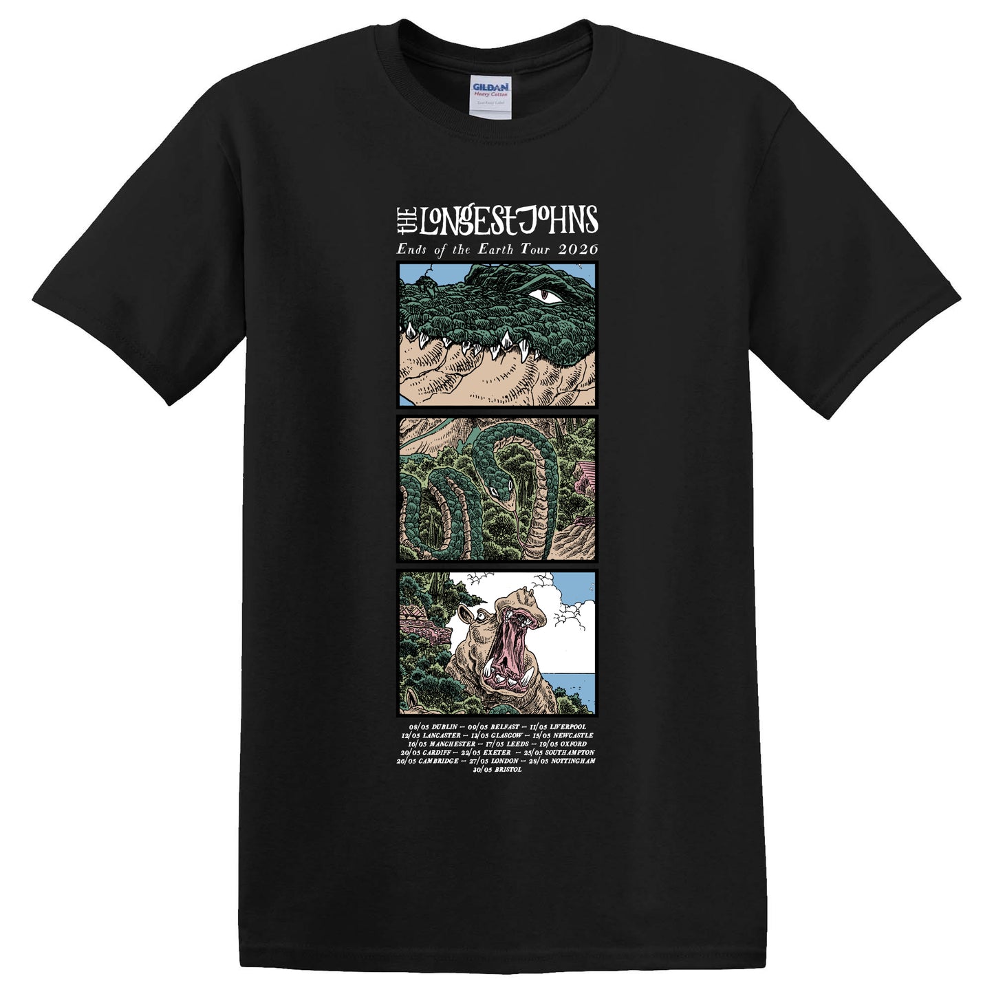 Ends of the Earth UK Tour Black T-Shirt