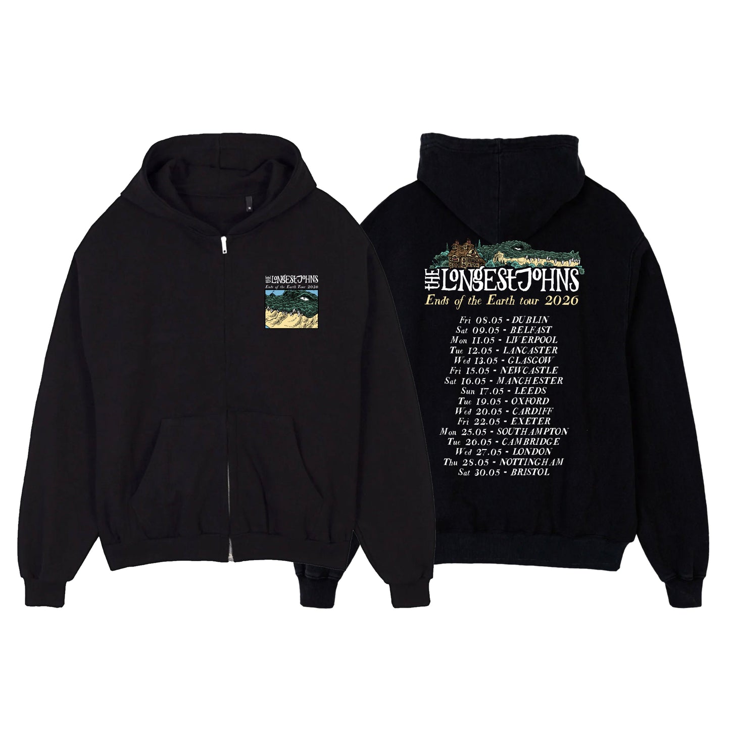Ends of the Earth UK Tour Black Hoodie