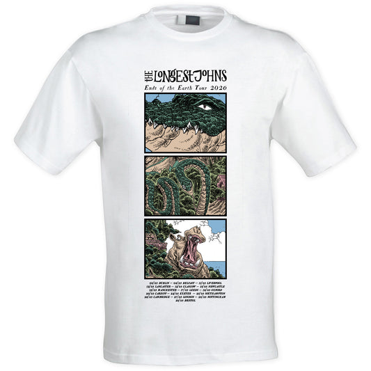 Ends of the Earth UK Tour White T-Shirt