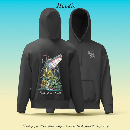 Crocodile Hoodie (Black)