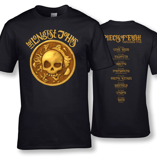 Pieces of Eight Black Tour T-Shirt