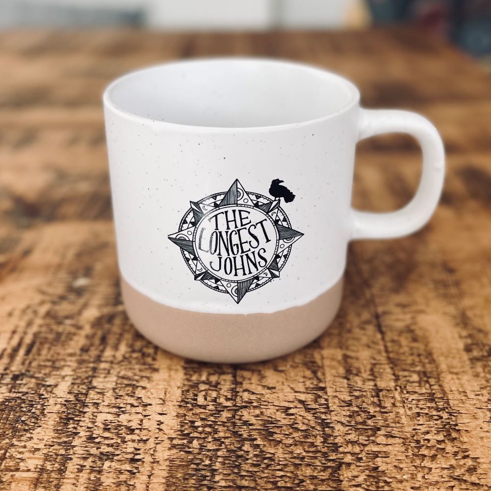 White Compass Mug
