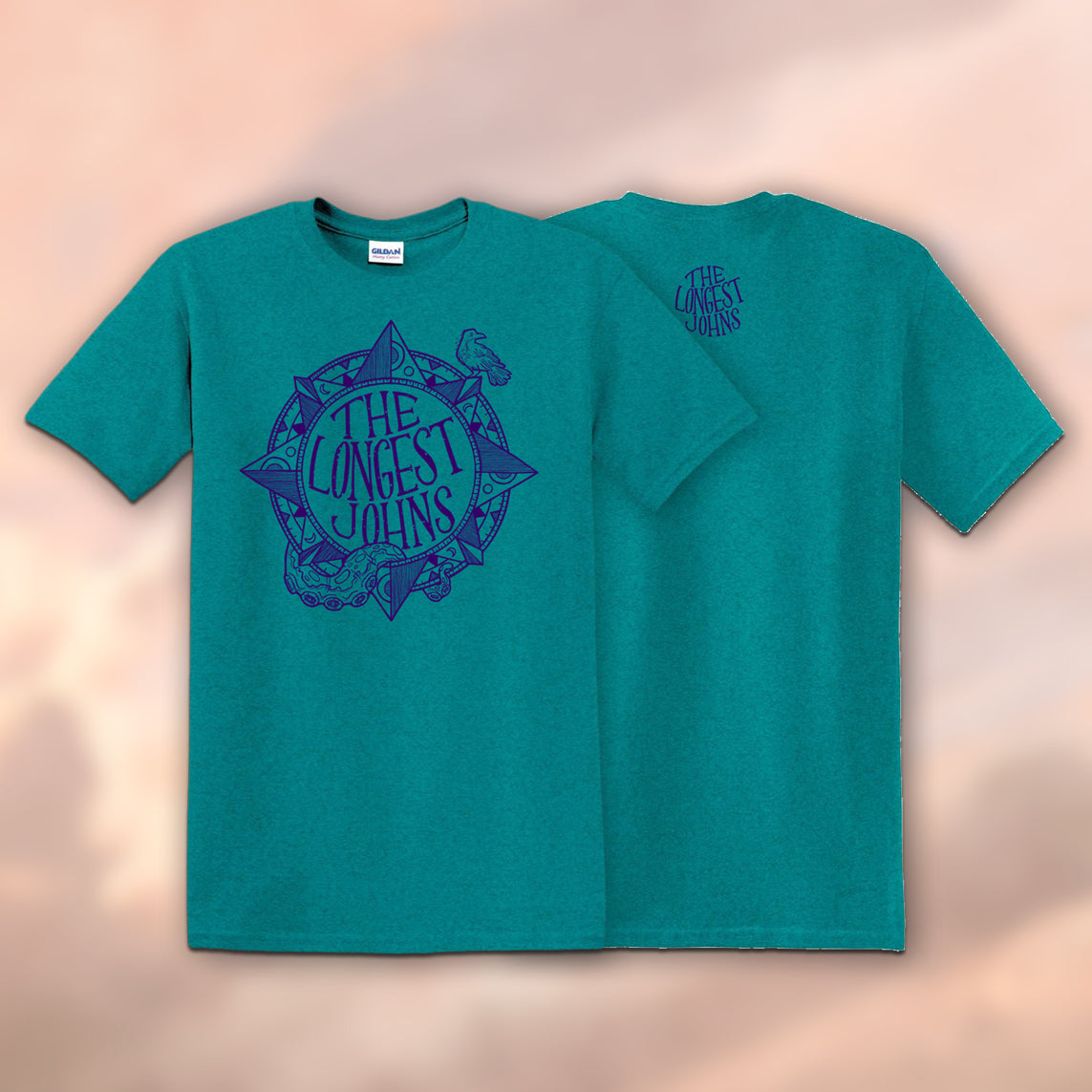 Octopus Compass Logo Jade T-Shirt