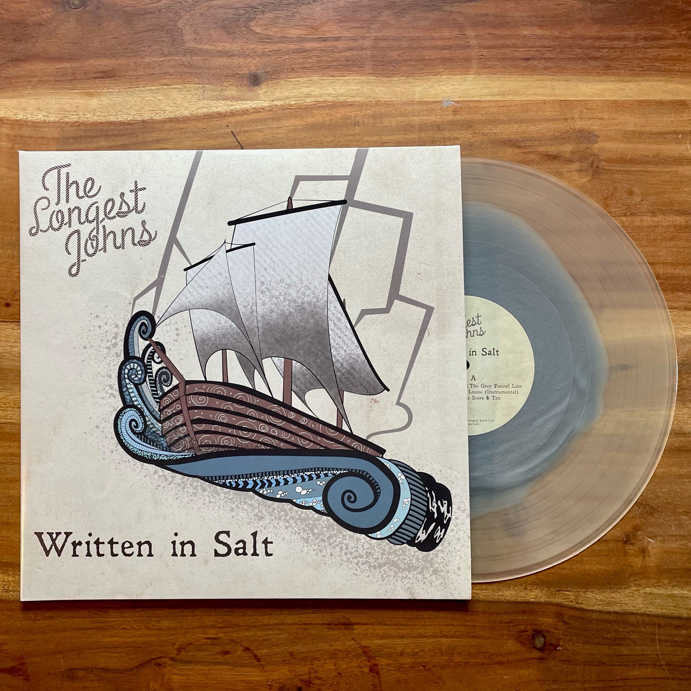 Written In Salt Colour Vinyl The Longest Johns UK Written in salt colour vinyl the longest johns uk