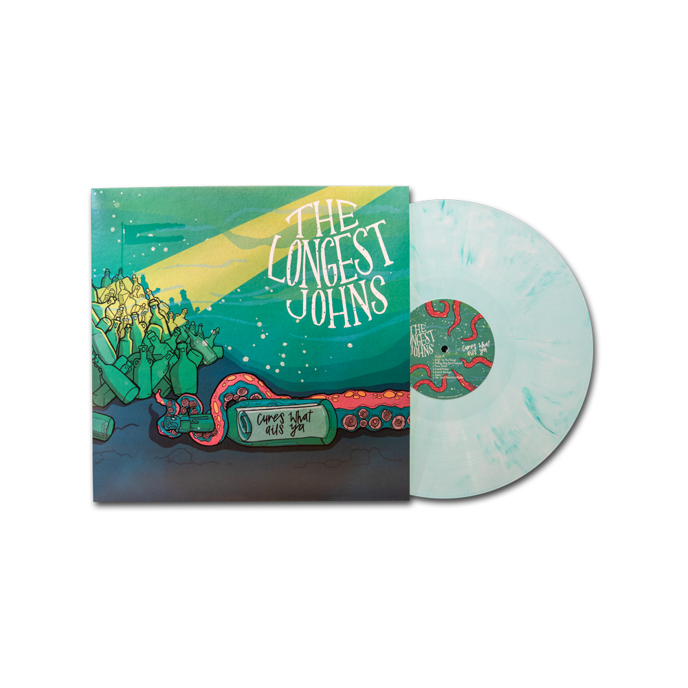 Cures What Ails Ya - Blue/Green Splatter Vinyl